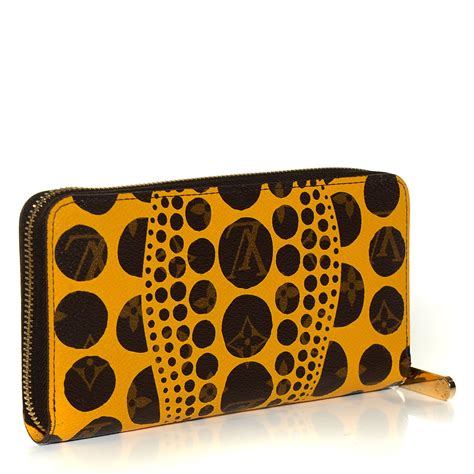 louis vuitton pumpkin wallet|LOUIS VUITTON Monogram Kusama Pumpkin Dots Zippy Wallet .